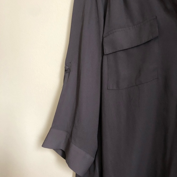 • SOLD• Torrid Harper - Brown Georgette Pullover - Picture 5 of 7